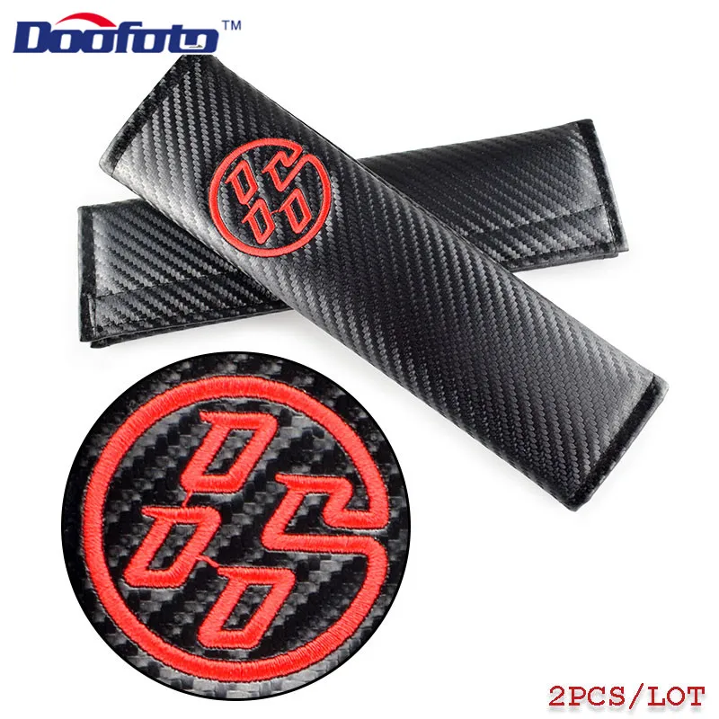 Doofoto Car Seat Belt Cover For Toyota 86 Corolla CHR RAV4 Avensis T25 Auris Camry Accessories Shoulder Protective Pad Styling