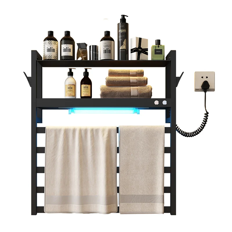 Bathroom fittings Electric heated towel rack, No Drilling.Stainless steel Sterilizing Smart towel dryer,towel warmer.