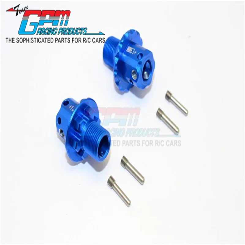 GPM ALUMINUM 13MM HEX ADAPTERS-6PC SET FOR TEAM CORALLY 1/10 SKETER XL4S BRUSHLESS MOSTER TRUCK C-00191 Upgrade