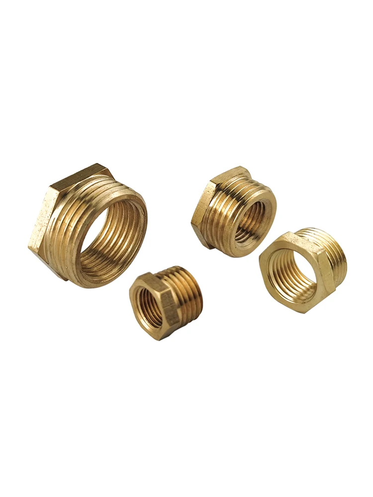 M5 1/8 "1/4" 3/8 "1/2" 3/4 "1" adaptateur en laiton raccord réduisant la douille hexagonale connecteur mâle à femelle carburant eau gazole