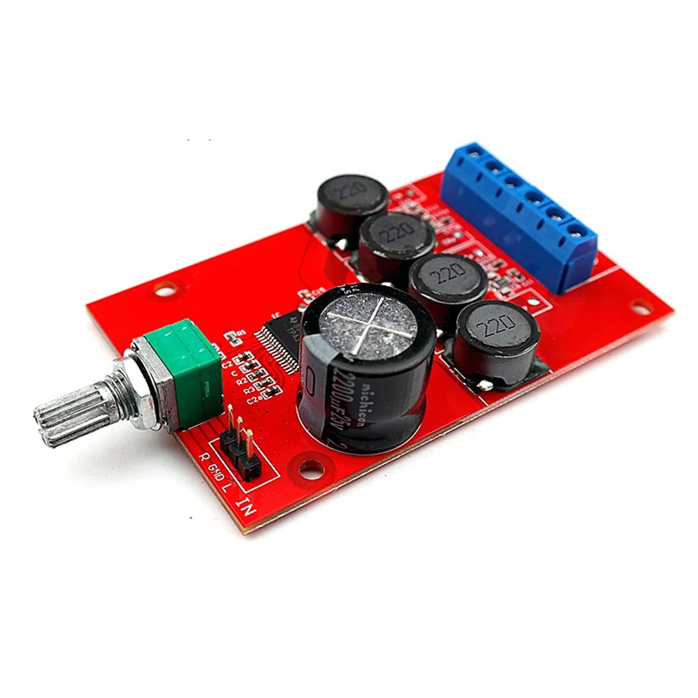 

Taidacent TPA3118 Stereo Digital Power Amplifier Dual Channel Output 25w + 25w with Volume Adjustment DIY Digital Amplifier