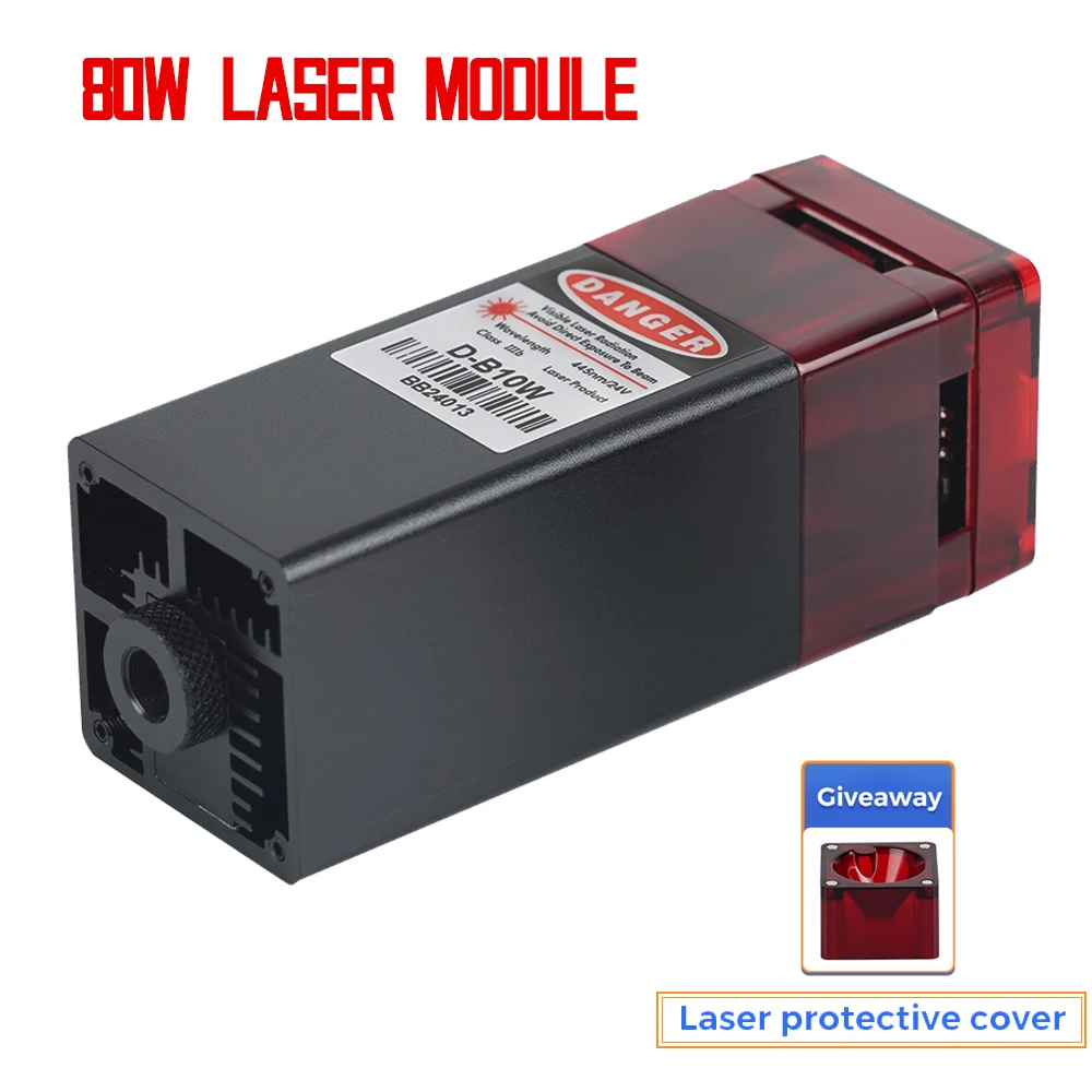 

Laser Module Head 450nm Blue Light TTL 12V 15W 40W 24V 80W Module For Laser Engraver Wood Cutting Smarter Wood Tools