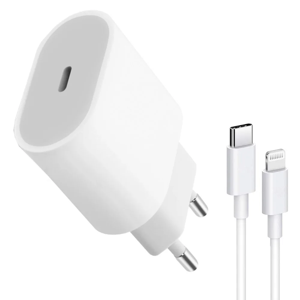 Fast charging charger 20W usb c plug usb charger compatible with iphone 12 USB type c to lightning power adapter