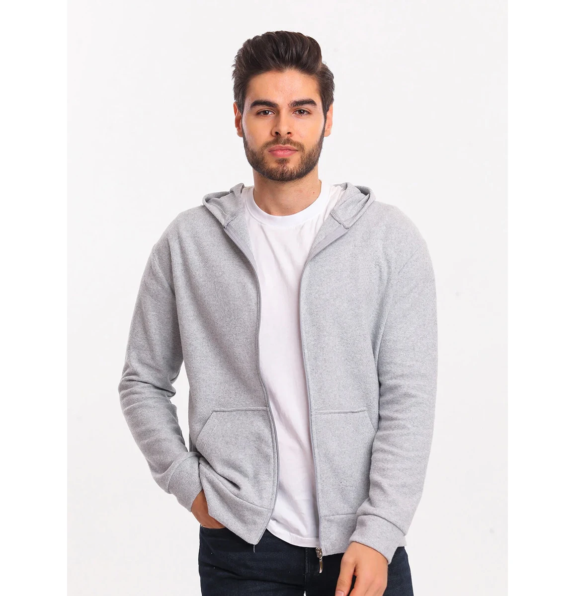 

Men Hoodies Sweatshirt Sweaters Cardigan Winter Spring Basic Clothing Fashion Relax Comfort Casual Sportwear Tops Natural