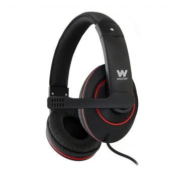 Woxter i-headphone Pc 780-PC headset with microphone, computer headset, video call, Skype, Headphone