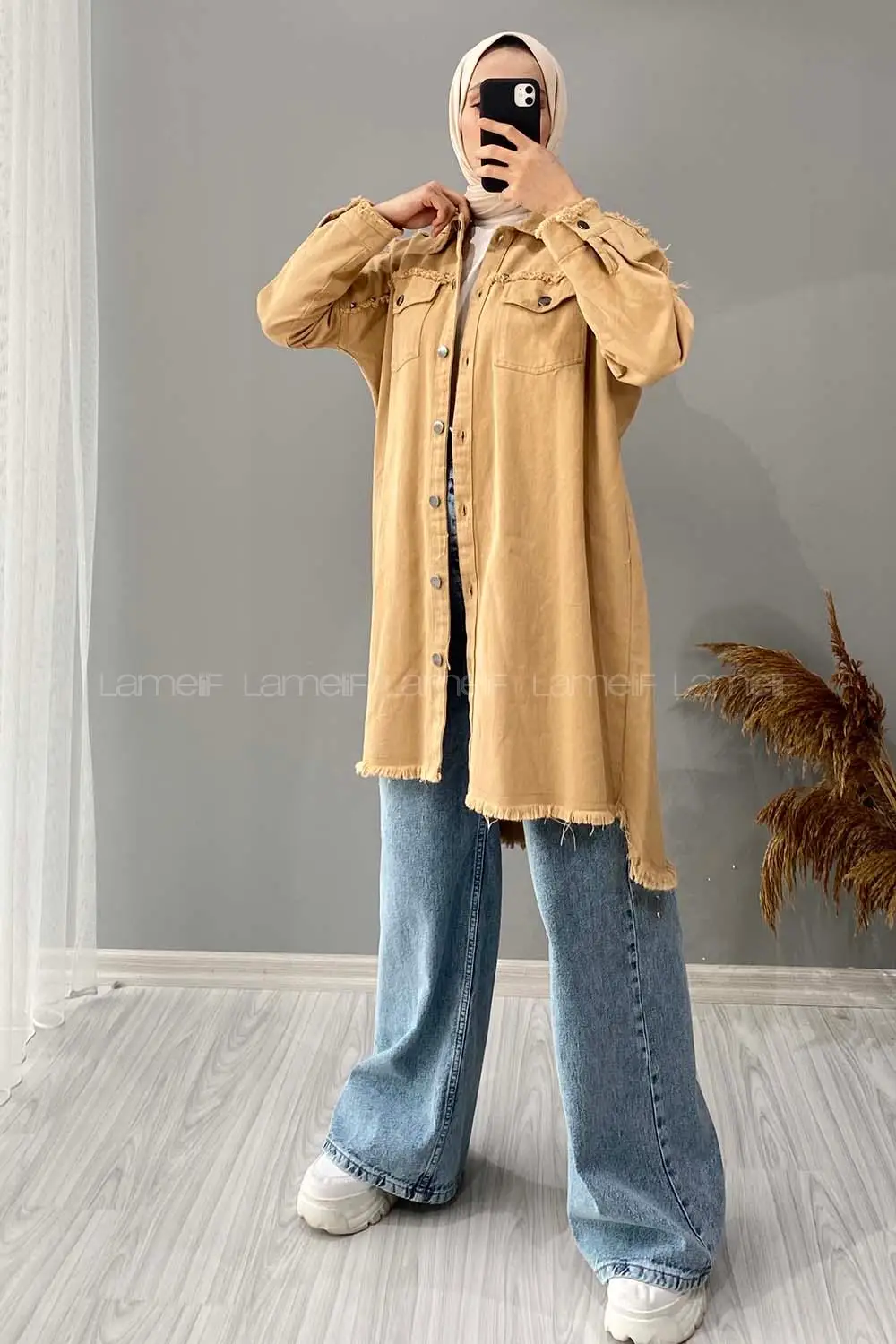 Skirt Ucu Tassels RivetliSkirt Tassels Long Denim Jacket PANTS TUNIC SUMMER 2021müslüman long dress women Dubai Turkish hijab