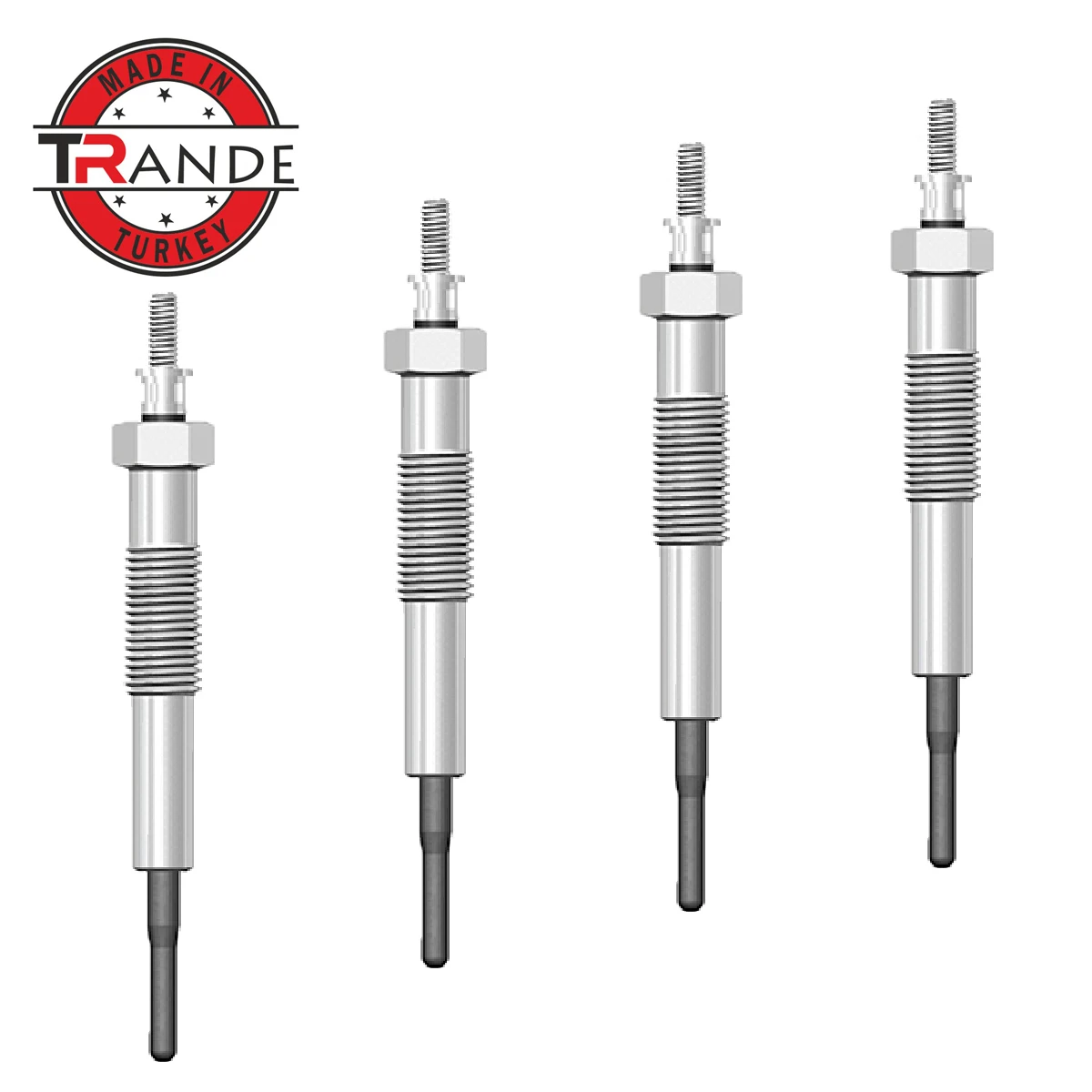 Trande Diesel Engine Heater Glow Plug 4 Pcs 4.4V For 0250404002 Made In Turkey Trande Store Guarantee