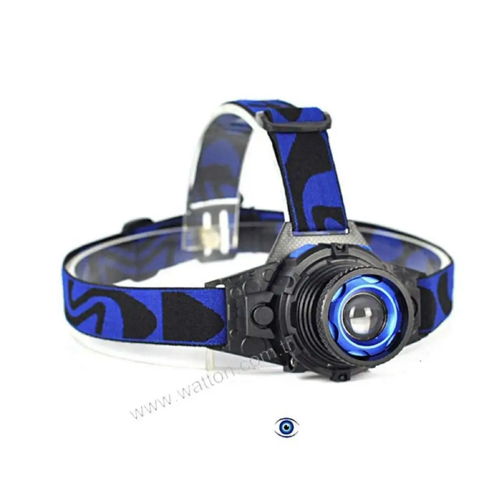 Watton WT-121 Q5 Led Rechargable Lensed Camping Head Torch