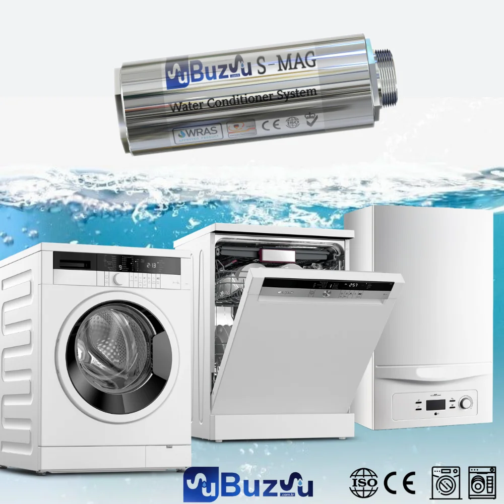 Aparelho de prevenção de cal de máquina SMAG 1/2 condicionador de água magnético anti-calcário