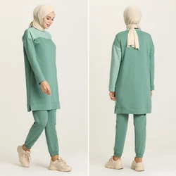 Survêtement à capuche 2 pièces pour femmes musulmanes, Hijab, mode turquie, dubaï, vêtements de sport islamiques, nouvelle saison 2021,survêtement femme 2 pièces, ensemble femme 2 pièces p..., ensemble femme musulmane