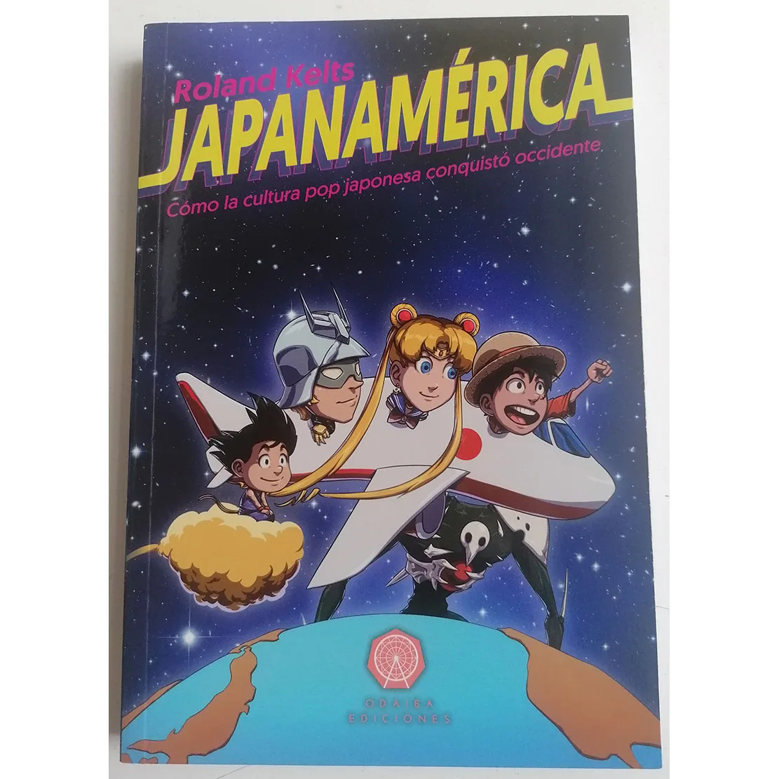 Novel, JAPANAMERICA as Japanese POP culture conquests west, author ROLAND KELTS, year 2021, essay, ED. ODAIBA