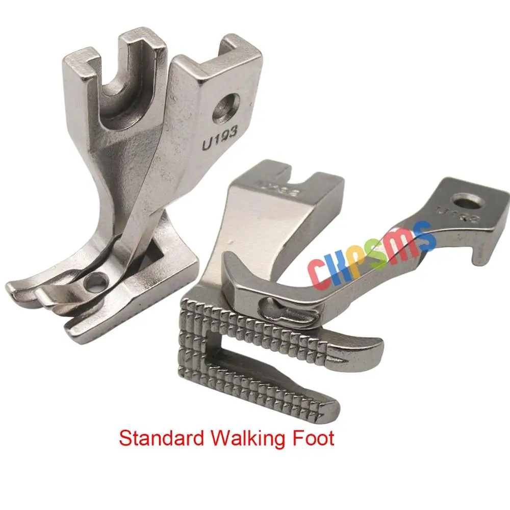 3SET Right&Left Toe Zipper Foot &Standard Walking Foot FIT FOR JUKI DU-141/1181 Typical GC6-6 GC0302 GC0303 GC0330D