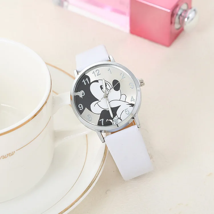 Montre Disney Mickey de haute qualité |   Montre à quartz décontractée/habillée en acier inoxydable |   Cadeau unisexe pour montre femme et homme