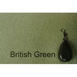 Lead sinkers fishing dust plasticizer Gr.200 color British Green