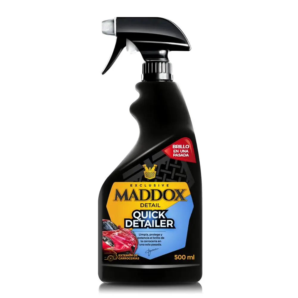 Quick Detailer - Quick wax for cars. Brightener and paint protector-500 Ml