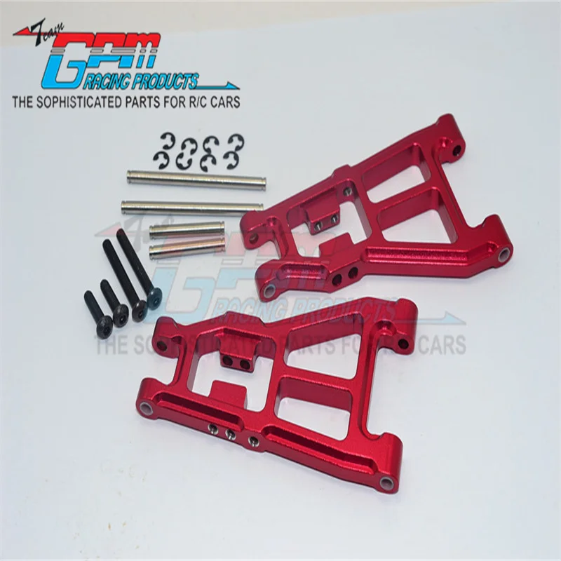 GPM ALUMINIUM FRONT LOWER SUSPENSION ARM - 1PR FOR TAMIYA 1/10 DT03 UPGRADE