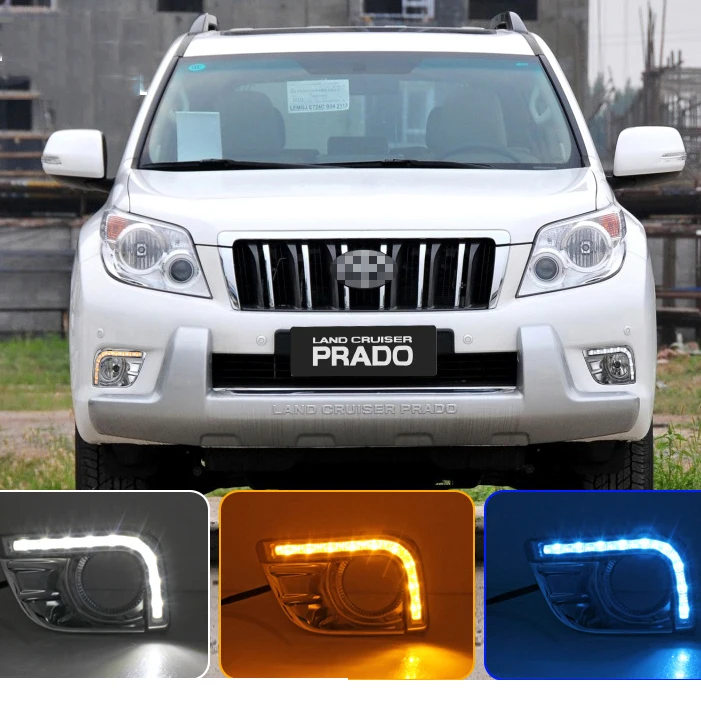 

Prado 150 Led Daytime Running Turning Lights Drl Fog Lamp For Toyota Land Cruiser FJ150 2010 2011 2012 2013 Accessories