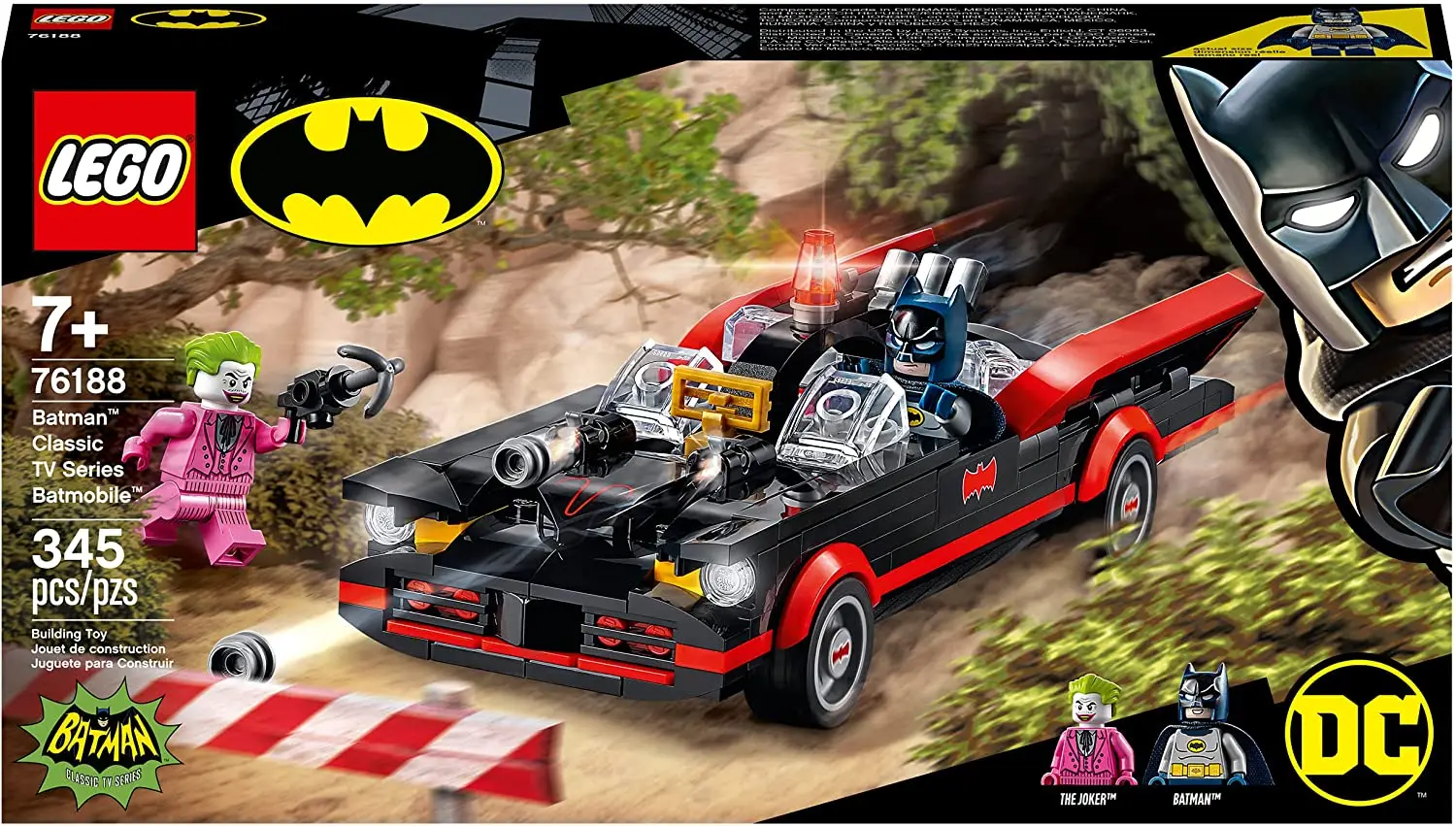 Lego 76188 Batman 1966 Classic Tv Series Batmobile 345 Pieces