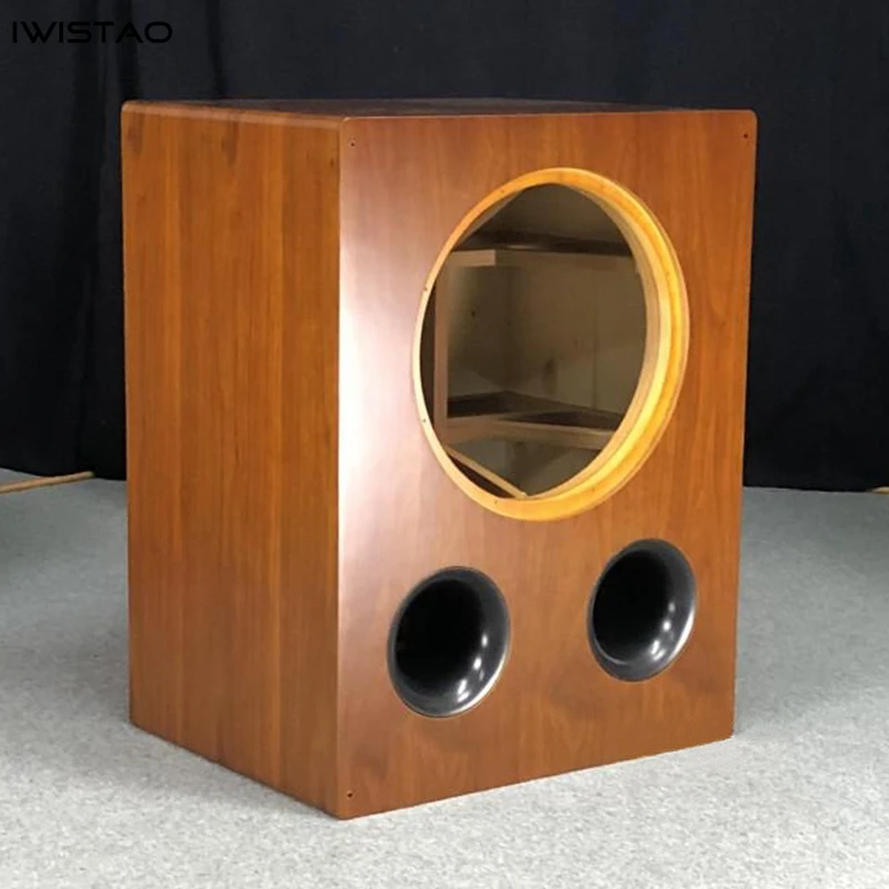 IWISTAO HIFI Woofer Honeycomb Labyrinth Empty Speaker Cabinet 1 pc 15 Inch  Birch Multi-Layer Board 25mm for Tube Amp DIY