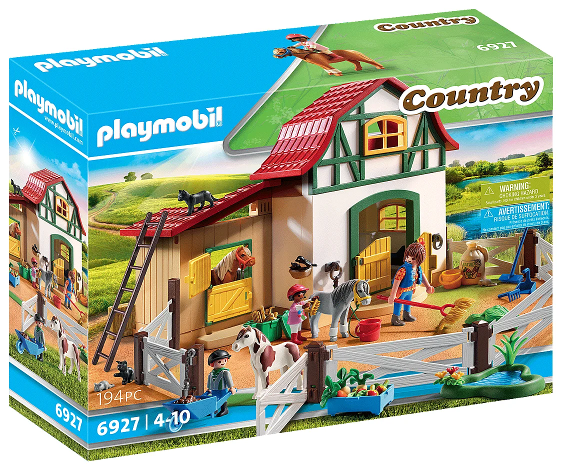 Playmobil Pony Farm, 6927, original, toys, boys, girls, gifts, collector, figures, dolls, shop, with box, new, man, woman, official license