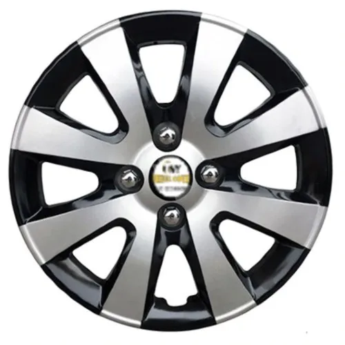 For Berlingo R15 Wheel Cover Set of 4 15 ''İnch Unbreakable 1st Quality Abs Hubcap Painted In Glossy Black and Gray