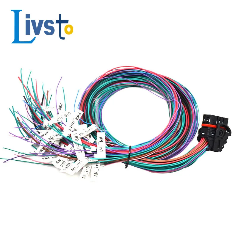 Imagem -04 - Conectores Centrais 643201311 do Chicote de Fios do Sistema Contral do Ecu da Tomada do Ecu da Saída do Fio da Maneira Cmc do Receptáculo de Molex 48 Pinos