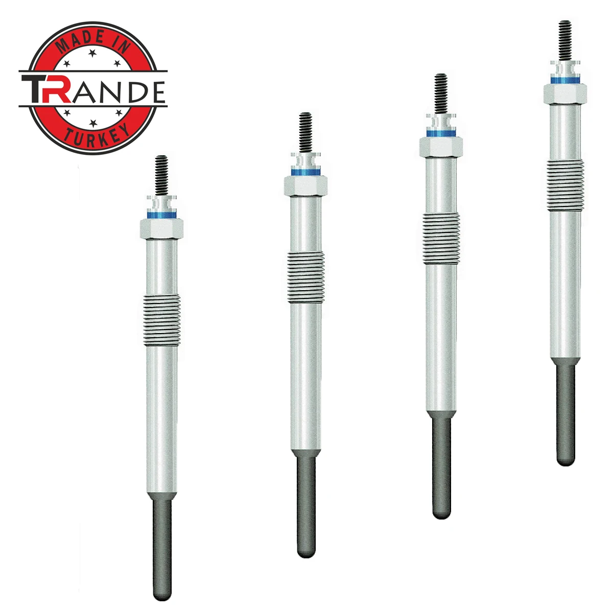 Trande Diesel Engine Heater Glow Plug 4 Pcs 11V For 250202048 Made In Turkey Trande Store Guarantee