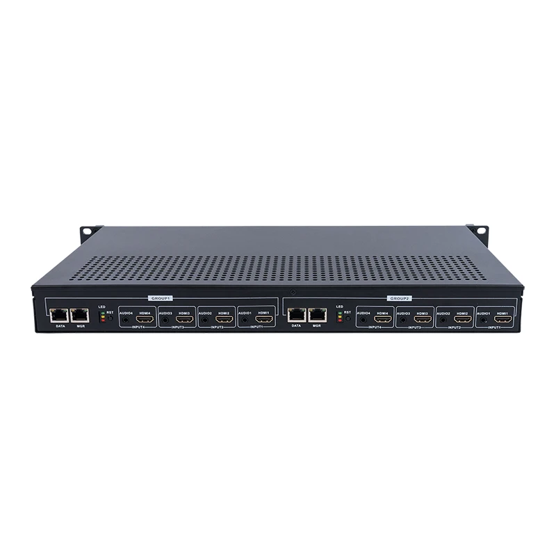 OTV-HE80U 8 channel H.265 H.264 Full HD HDMI-compatible TO IP Video Encoder Cable IPTV Live Streaming Media Network devices