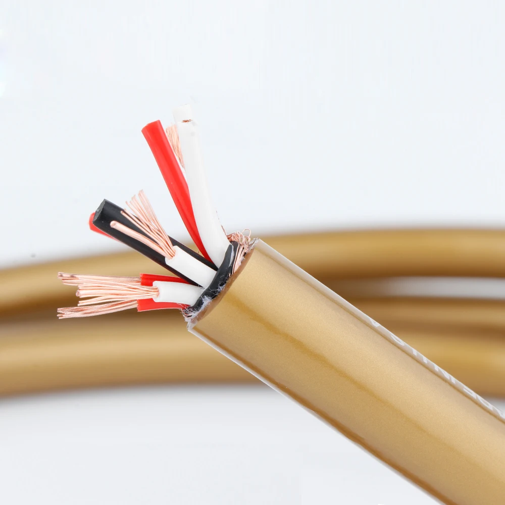 

Cardas Hexlink Series Golden Five 5-C 8Core OCC Copper Loudspeaker cable bulk with DIY Speaker cable bulk cable hifi audio cable
