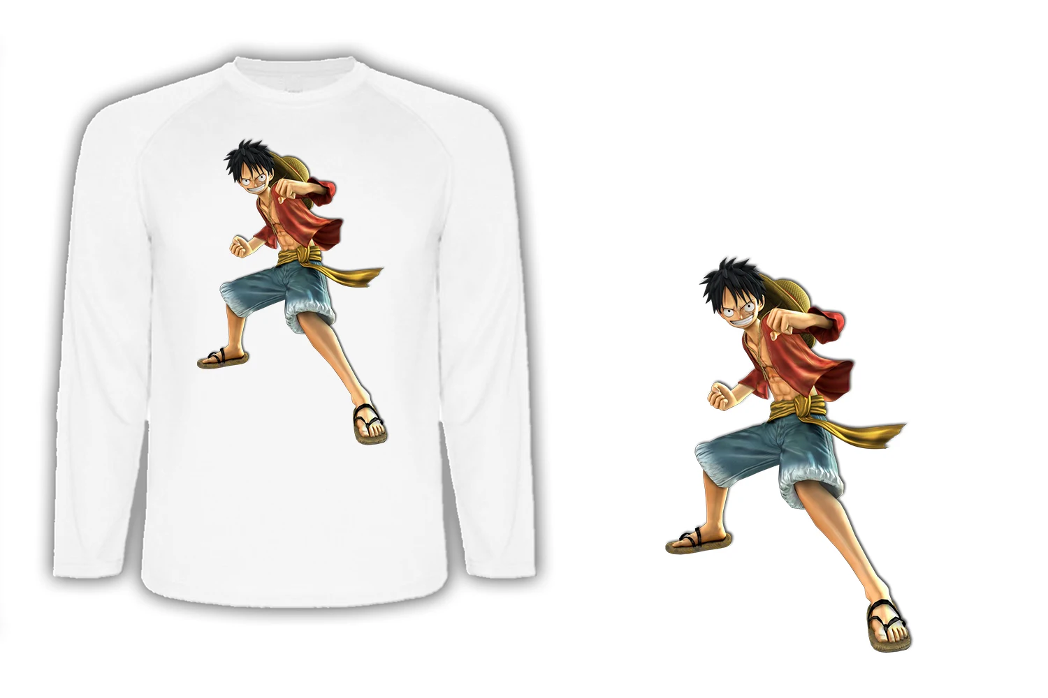 LONG SLEEVE T-SHIRT A3 MONKEY D LUFFY PIRATE KING T-shirt