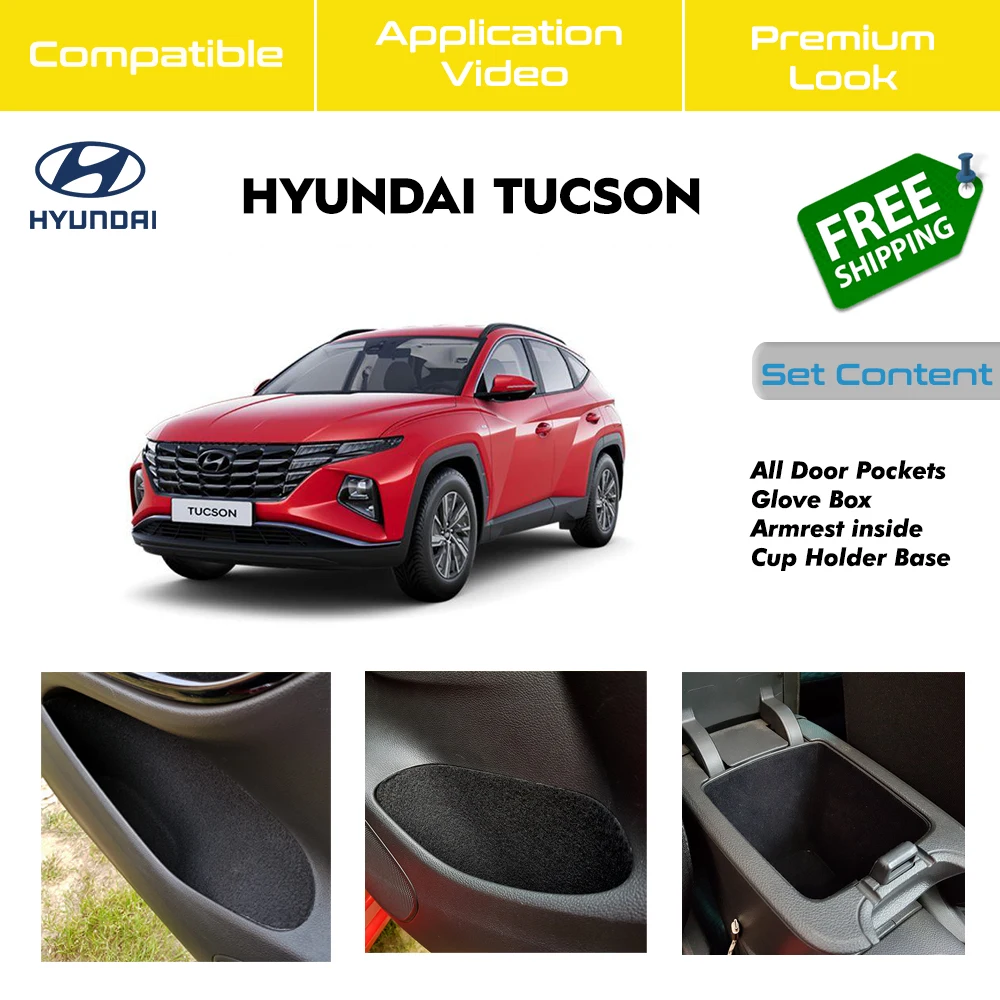 TRIM COATING COMFORT FOR NEW HYUNDAI TUCSON NX4 -- ISOLATION AND FABRIC SELF -- LASER CUT