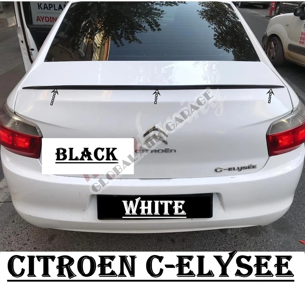 For CITROEN C ELYSEE Spoiler 2013-2021 Auto Accessory Universal Spoilers Car Antenna For Car Styling Sill Diffüser