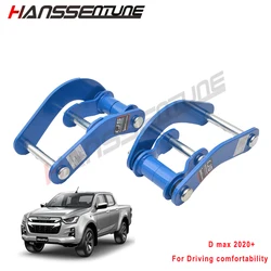 HANSSENTUNE  4x4 Rear Leaf  Spring Comfort  Double G-Shackles Suspension Kit  Fit  For ISUZU D MAX 2020+