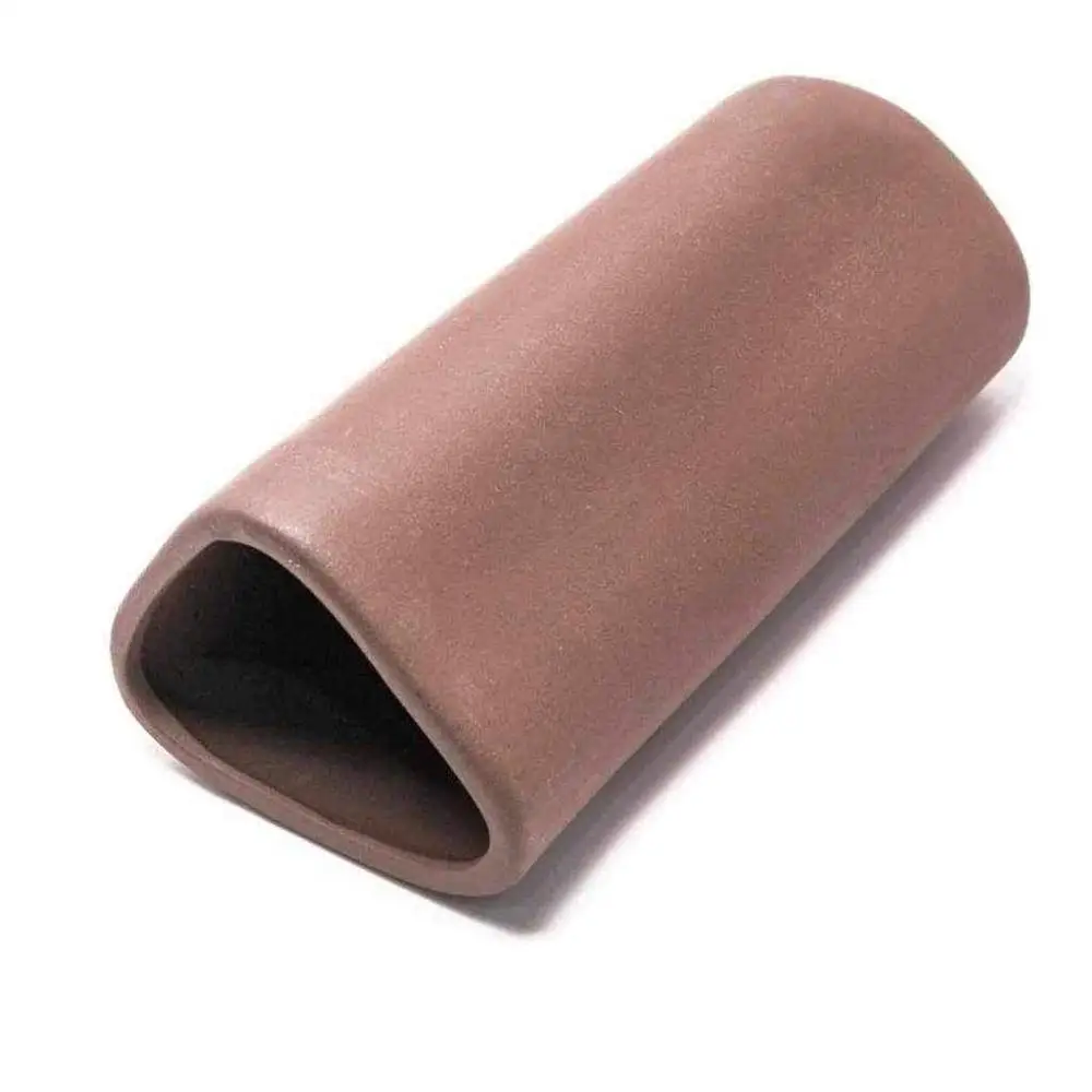 

ceramic, clay breding tube cave for plecos 1 pcs 6x12 cm long high quality breeder fish home natural cave