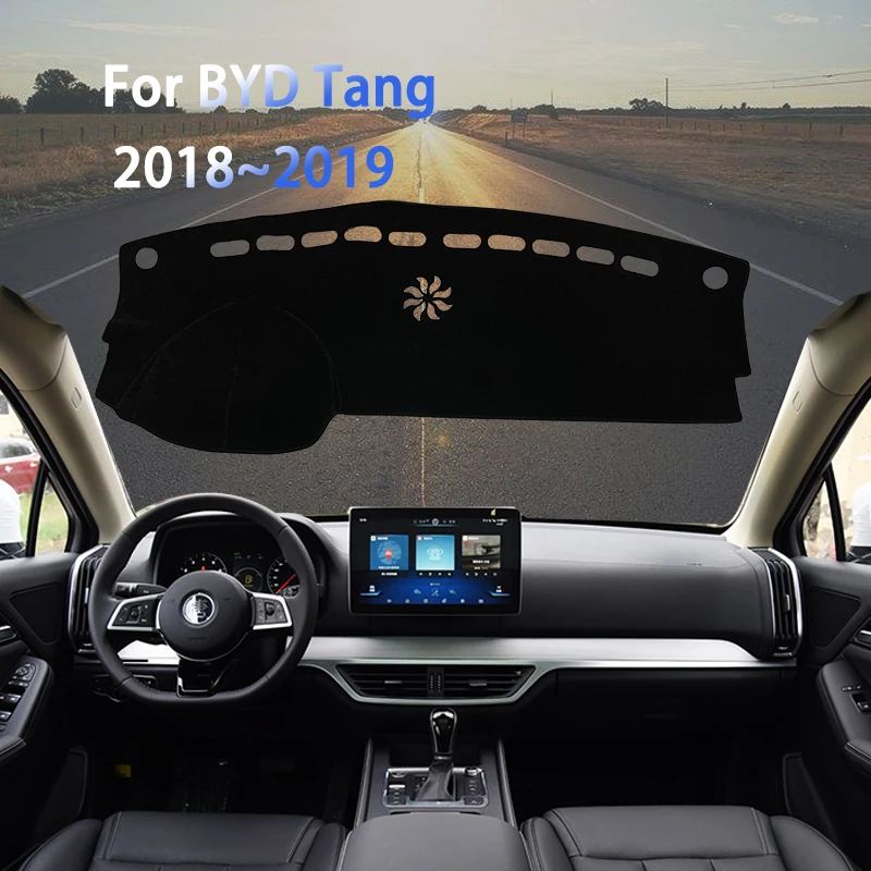 

Dashboard Cover Dash Mat Pad Light-proof Mat for BYD Tang 2018~2019 Visor Parasol Car Stickers Interior Mouldings Accessories