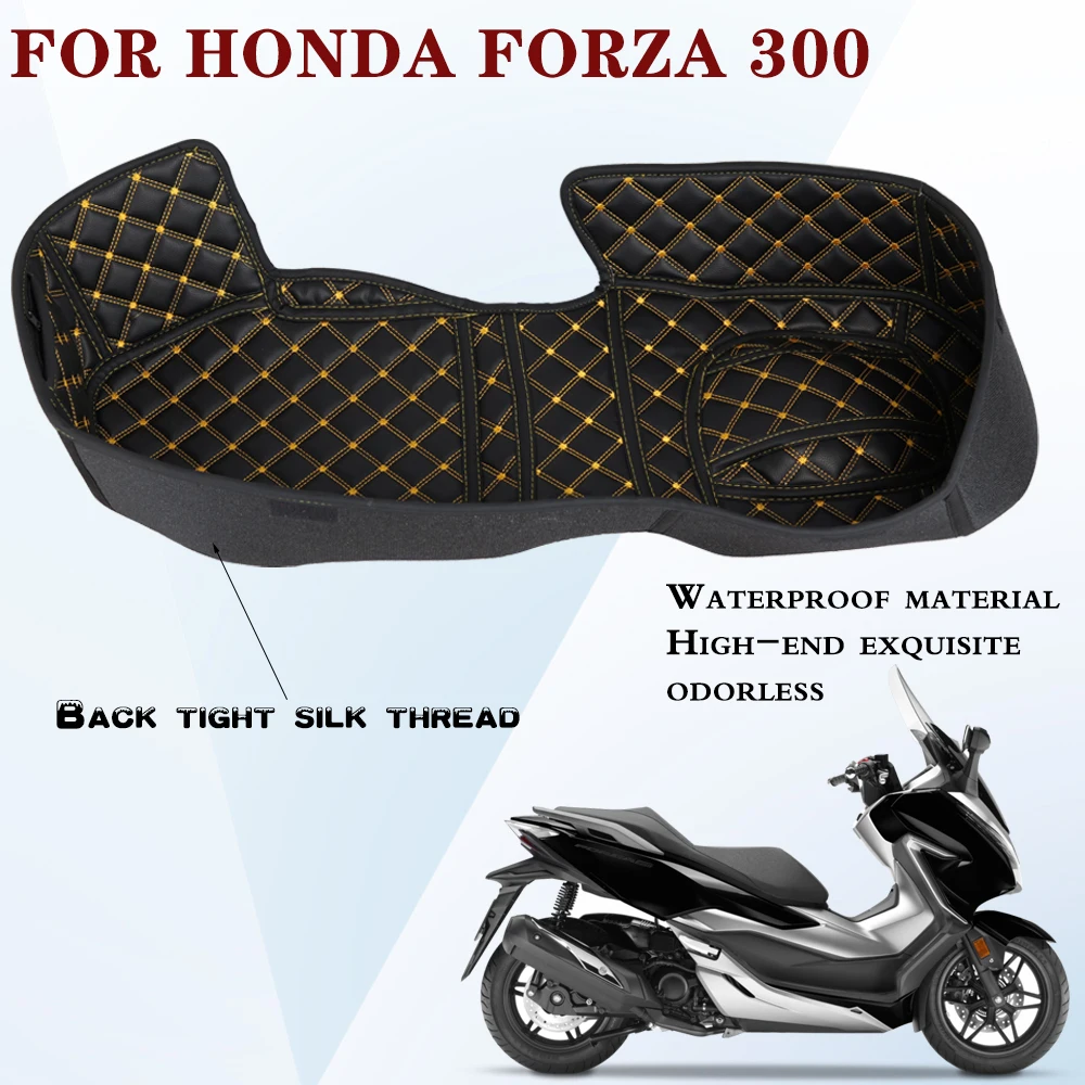 Caja de almacenamiento de asiento de cuero para Honda Forza125 Forza250 NSS 125 Forza 250, accesorios para motocicleta, Protector de revestimiento de carga para maletero trasero