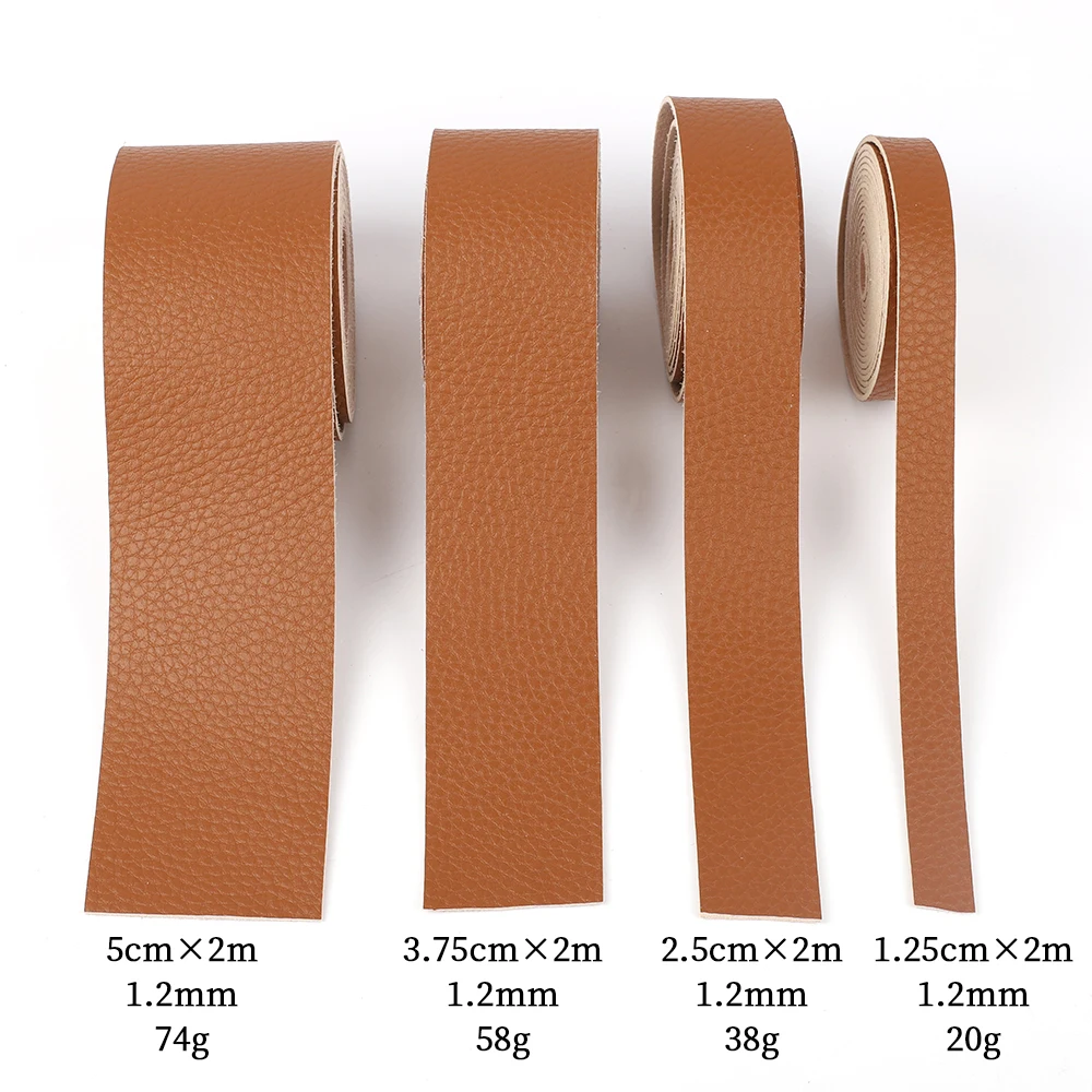 2 Meters DIY Leather Strap Craft Strips Belt For Bag Handles Decor Leathercrafts Accessories Jewelry Making Craft Durable