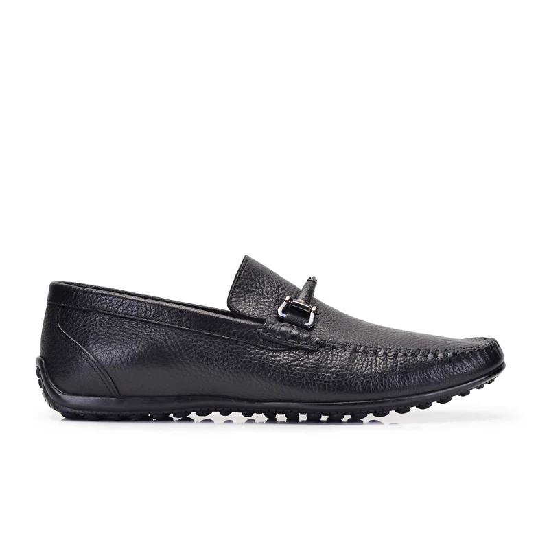 

Nevzat Onay Genuine Leather-Real Leather Black Men Casual Style Loafer Shoe -11553-