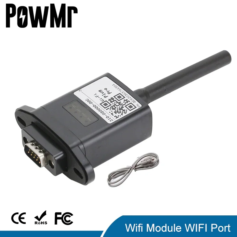 Powmr-módulo Wifi Dispositivo sem Fio Solução de Monitoramento Remoto para Off Grid Inversor Híbrido de Energia Solar Porta Wifi Rs232