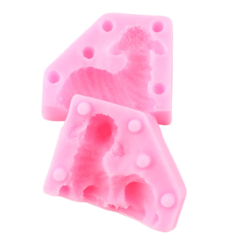 3D Sheep Craft Soap Silicone Mold Fondant Cake Decorating Tools Candy Chocolate Gumpaste Moulds Polymer Clay Candle Resin Molds