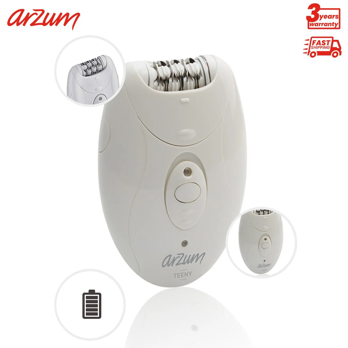 Arzum Teeny Tóc Sạc Thiết Bị Loại Bỏ 2 Tốc Độ Có Thể Điều Chỉnh Thời Gian Dài Độ Trơn Công Thái Sử Dụng 18 Cımbızlı Dễ Dàng Và Hiệu Quả Sử Dụng