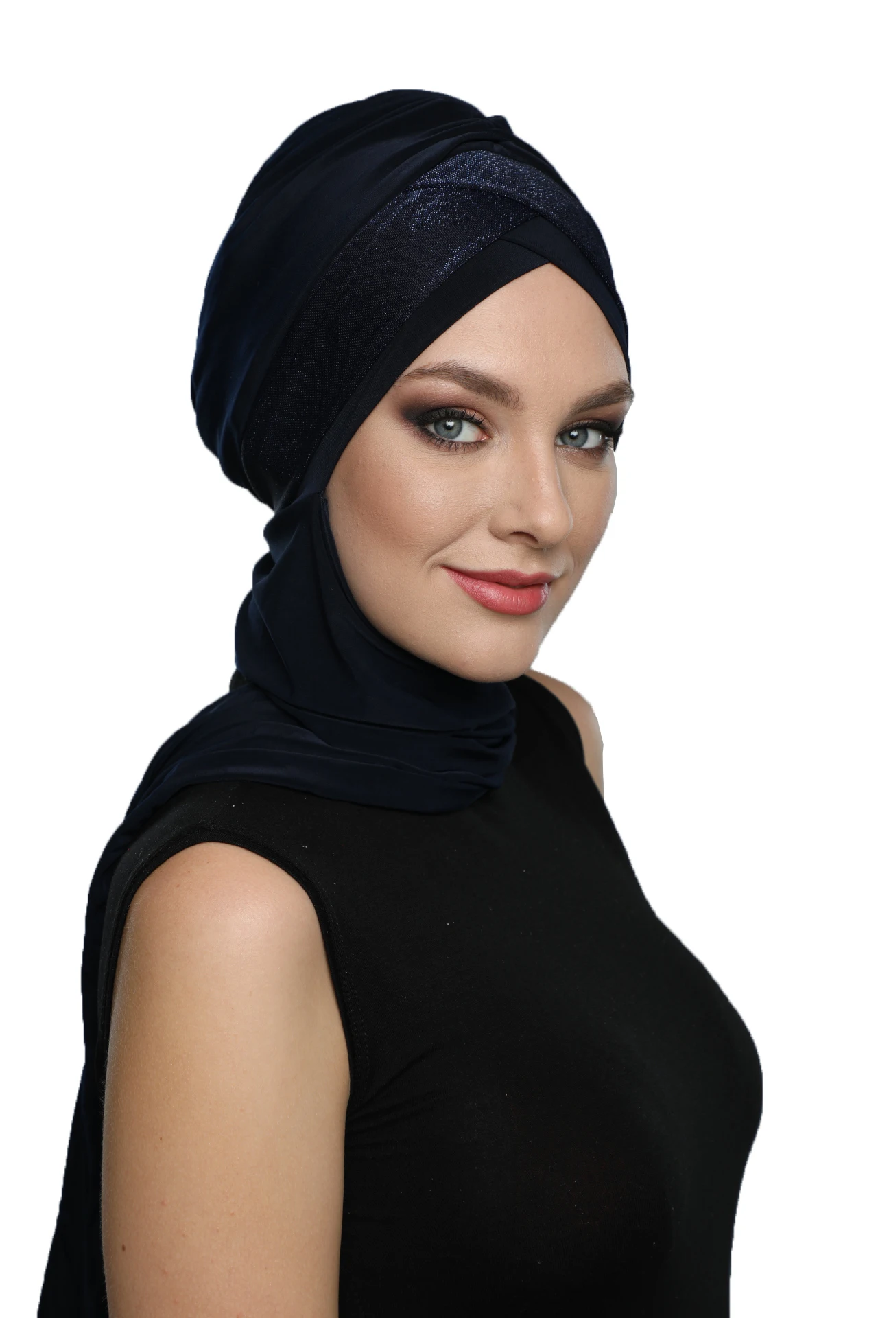 2022 New Fashion Crossed Piqué With Shawl Ready Made Turban Hijab Bonnet Scarf Cancer Cap Special Women Product Beret Bandana Muslim Chemo All