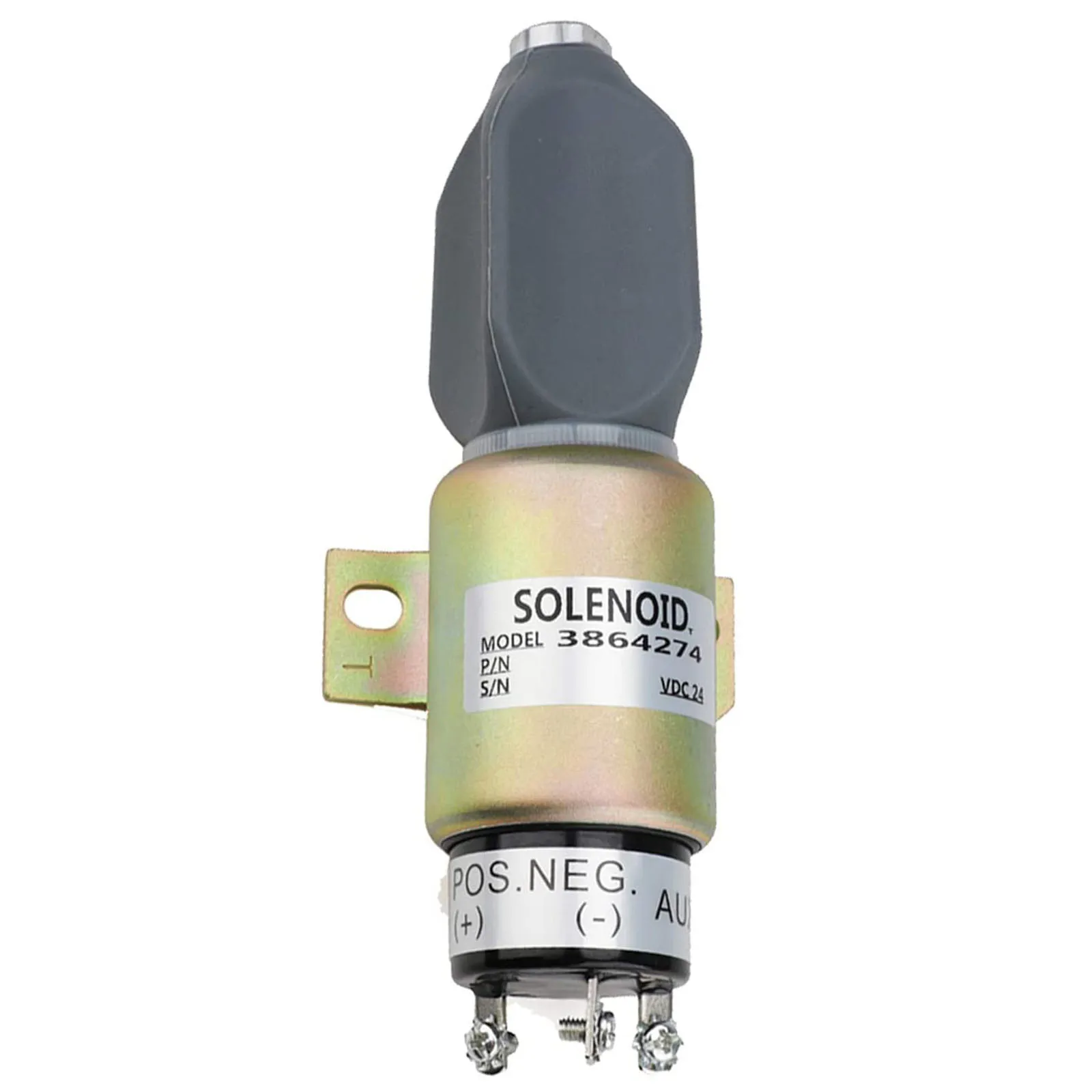 Fuel Shut Off Solenoid 1751-2467U1B1S5A 24V Compatible with Caterpillar Excavator E320 S6K E200B HD700-7 SK200-3 PC200-7 E70B