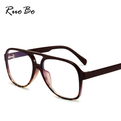 RUOBO Fashion Clear Lens Glasses Frame For Students Men Women Prescription Eyeglsses Frame Eyewear Optical Spectacle Eyeglass
