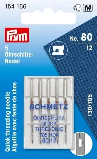 Agulhas Leves No. 80 5 Unidades – Análise Detalhada da Prym 154166 para Costura Profissional e Doméstica