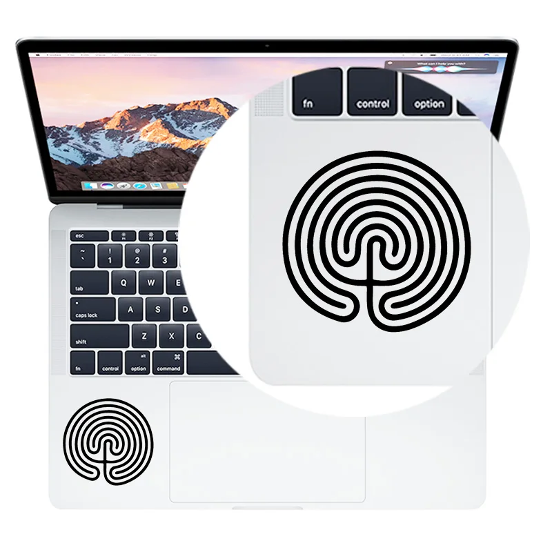 Maze Creative Vinyl Notebook Sticker for Macbook Pro 14 Air 13 Retina 15 Inch Mac Case Skin Lenovo Legion Laptop Trackpad Decal