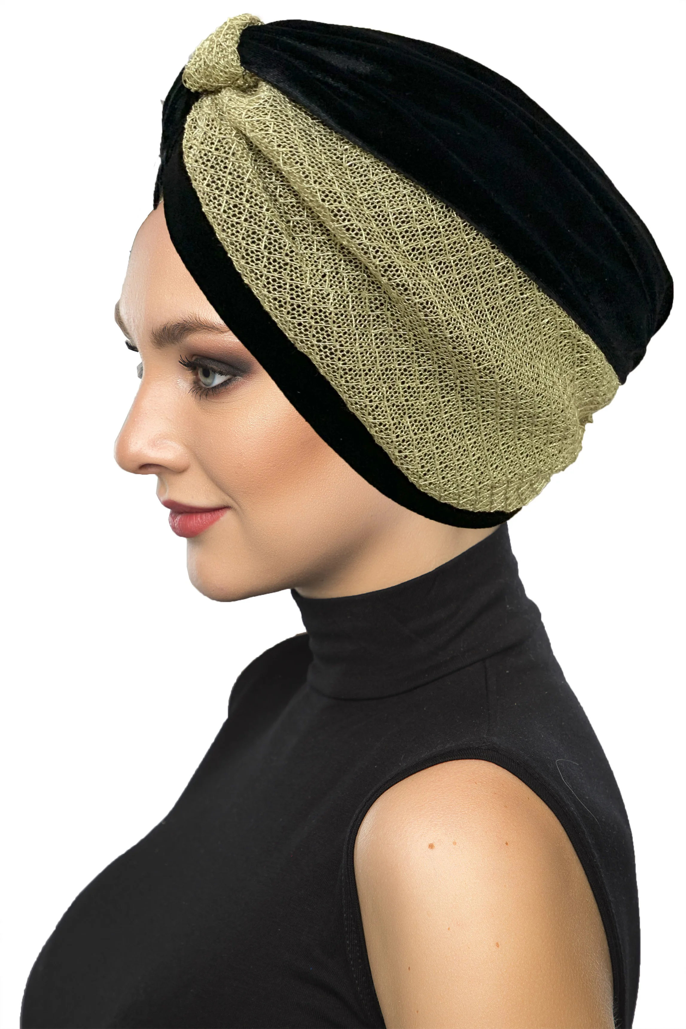 Turban prêt à l'emploi en velours et or pour femmes, casquette, écharpe, Hijab, Cancer, doublure musulmane, chimio, toute saison, Design personnalisé, perle, nouvelle mode 2022