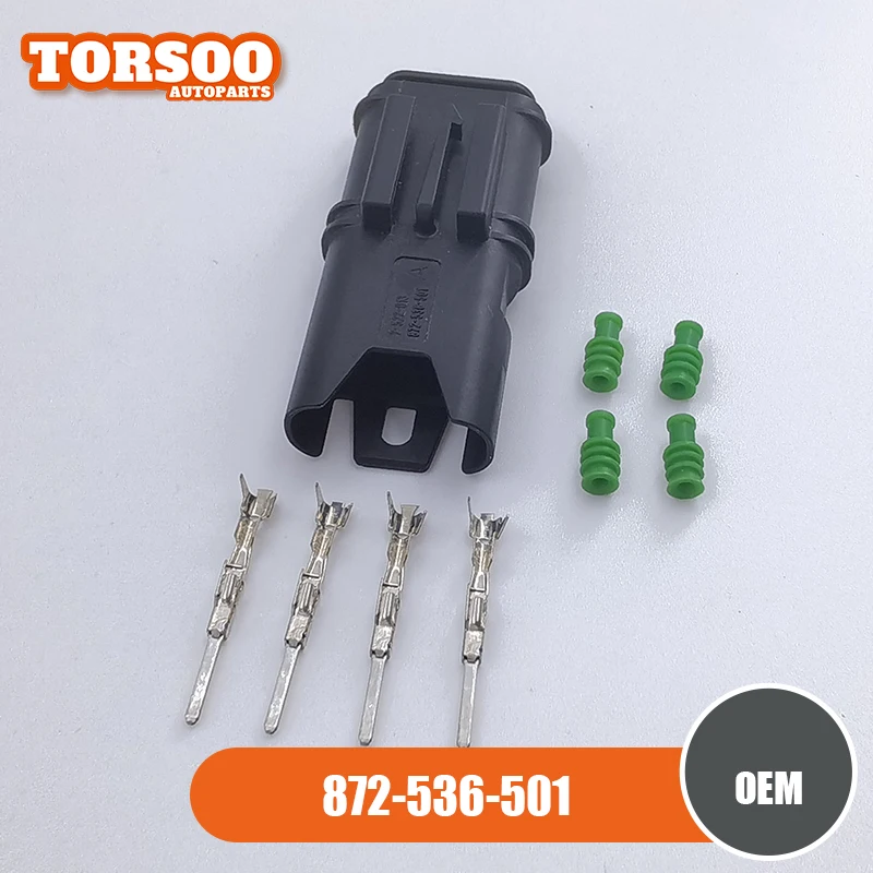 

Original 1 Set 4 Way Male Pressure Sensor Connector 872-536-501 For BMW