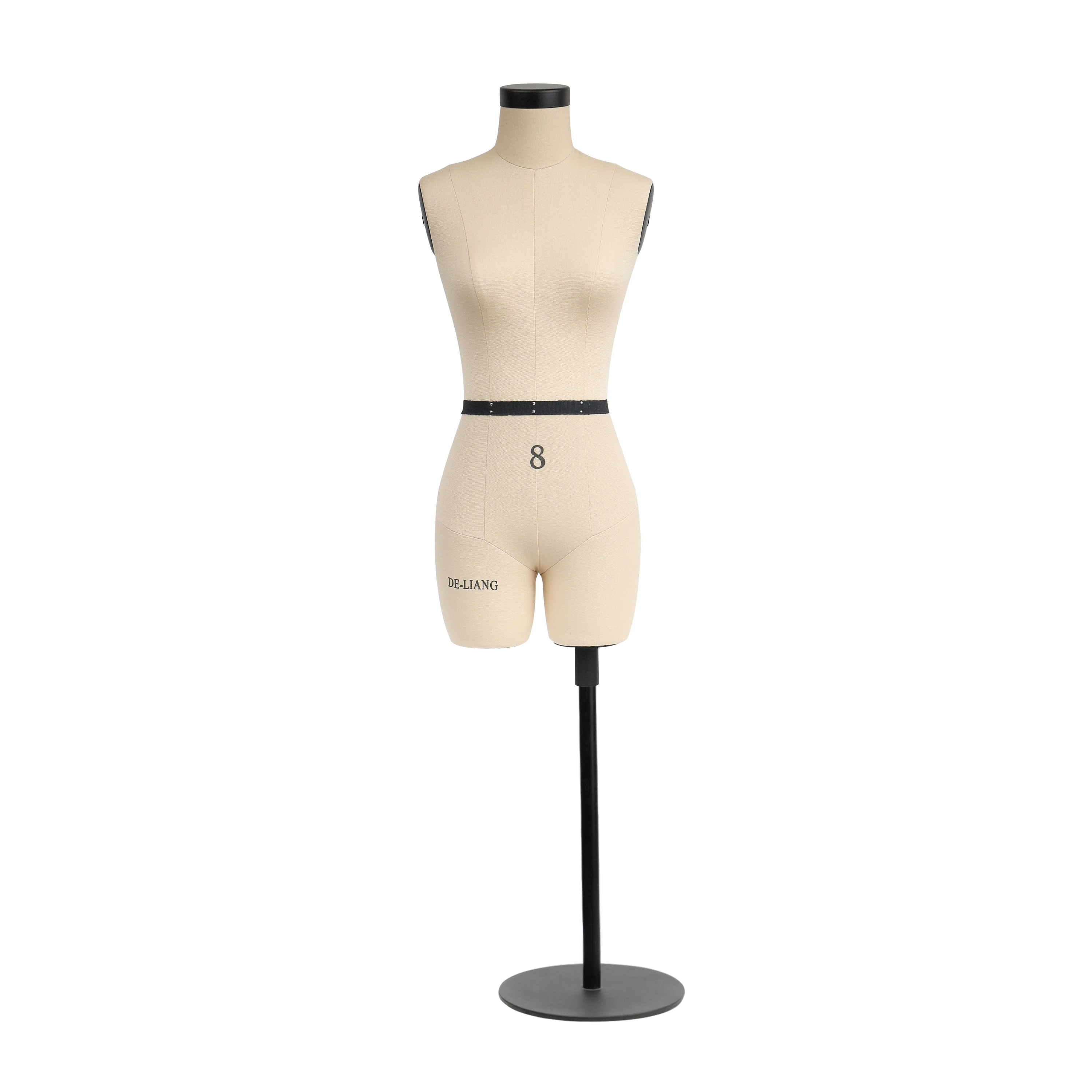 DE-LIANG Half Scale Dress Form 1:2 Mini Sewing Tailor Trouser Female Fitting Mannequin,Dressmaker Dummy Miniature Pattern Model