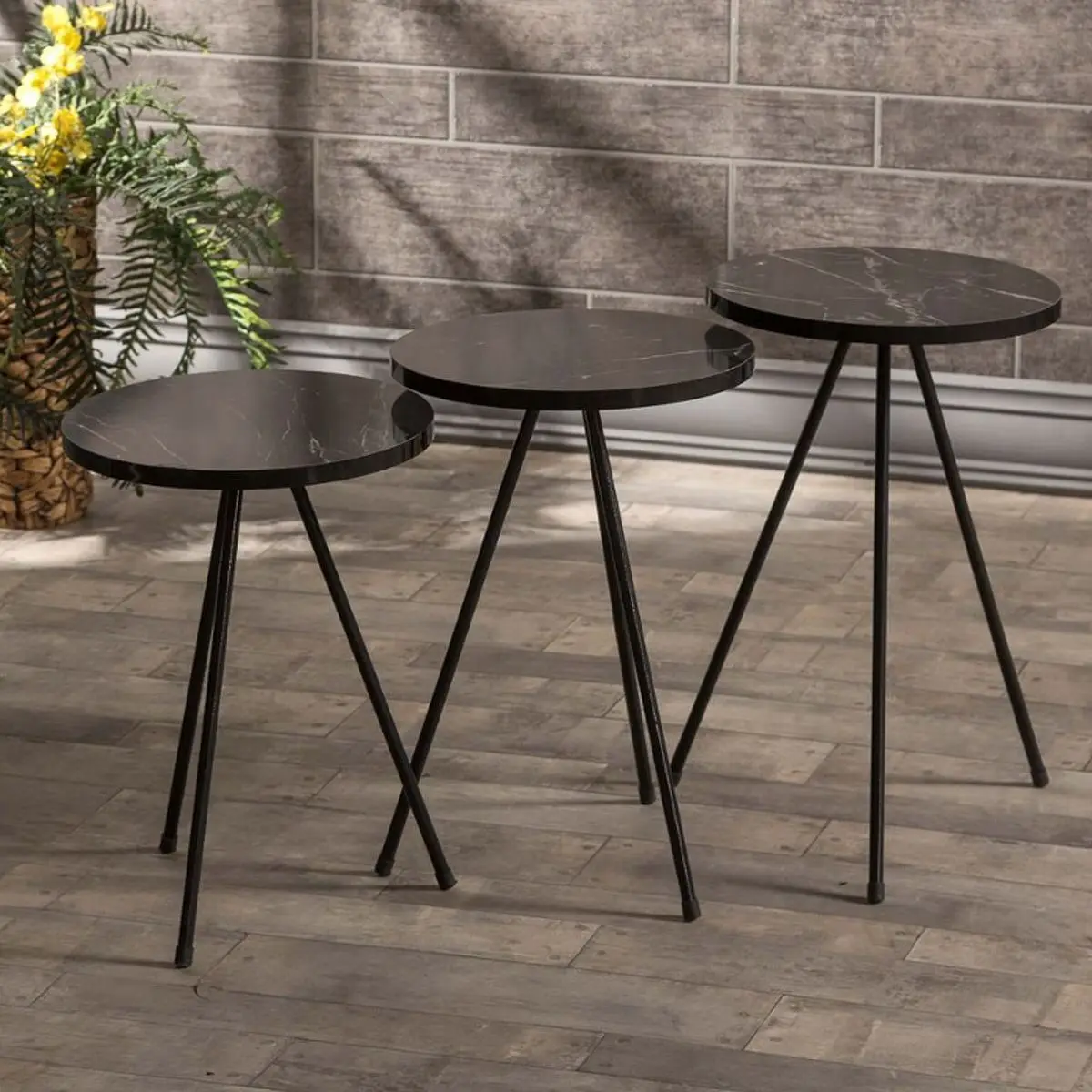 3 kaffee Tisch Roma Nesting Tabelle Braun Schwarz Roma Nesting Tabelle Wohnzimmer Kaffee Tisch